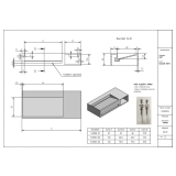 Solid Surface wastafel Faro 120x46 mat wit