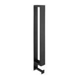 towel holder Cubic 40cm matt black with towel hook