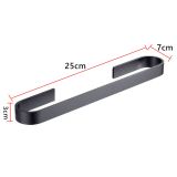towel holder Eclipse 25cm black
