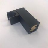 tiltable Metal Holder Cuadro for hand shower square matt black