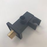 tiltable hand shower holder Cuadro with water inlet and wall connection matt black