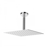 overhead shower 30x30cm polished stainless steel including ceiling connection