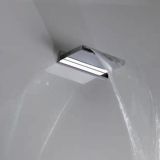 waterfall overhead shower / bath spout Victoria 125×200 mm chrome