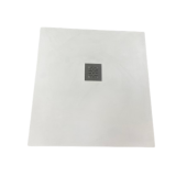 DOUCHEBAK COMPOSIET SOLID ECO 80.5X80.5 EGAAL LICHTGRIJS RAL7035