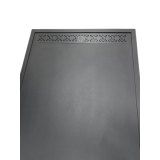 Custom made resin shower tray with rasin drainage gutter Subway XL