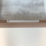 vanity unit Nogal 60cm, walnut 'look' with ceramic washbasin