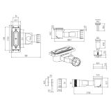 Composiet douchebak Minimal 90X140 Granito Cementgrijs RAL7037