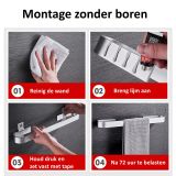 towel holder Eclipse 60cm black