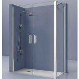 Swing doors with fixed side panel Padel