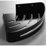 Corner Shelf / corner shelf soapHolder roundo matt black