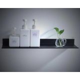 Shelf / shelf Kubik matt black 50cm