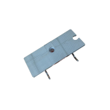 shelf Metro 25x12cm with hand shower holder chrome for mounting to a sliding bar