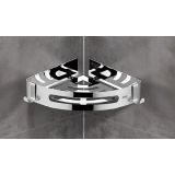 Corner Shelf / corner shelf soapHolder roundo chrome