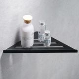 Corner Shelf / corner shelf Bermuda matt black 30,5 cm