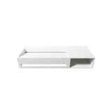 Solid Surface wastafel Faro 120x46 mat wit