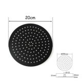 overhead shower Slim ø20cm matt black