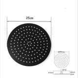 overhead shower Slim ø25cm matt black