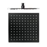 overhead shower Slim 40x40cm matt black