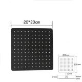 overhead shower Slim 20x20cm polished stainless steel