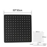overhead shower Slim 30x30cm matt black