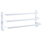 Drievoudig handdoekrek Nero 40cm wit
