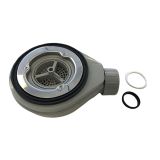 shower tray siphon with horizontal outlet, build in height 60mm