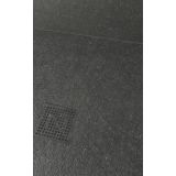 Custom made resin shower tray Slim Belgian bluestone