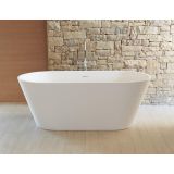 Solid Surface bathtub Moderno 170x80cm white mat