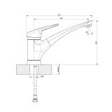 kitchen faucet Ulisse chrome