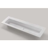 Solid Surface wastafel op maat Celine - tot 51cm diep