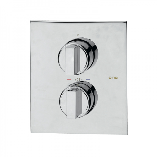 Thermostatic built-in faucet Kala with 3-way shower diverter valve chrome