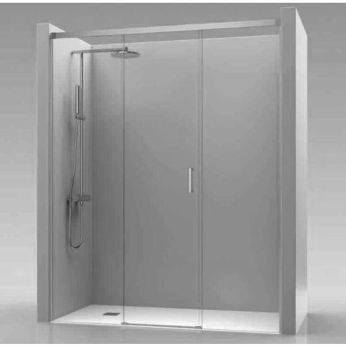 Shower enclosure with 3-part sliding door Cosmo