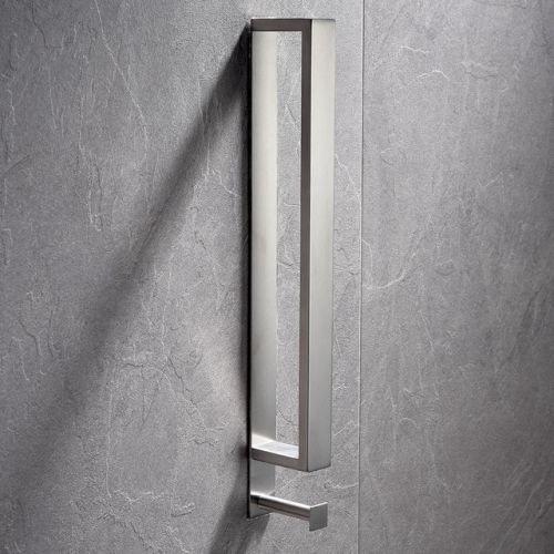 towel holder Cubic 40cm stainless steel with towel hook