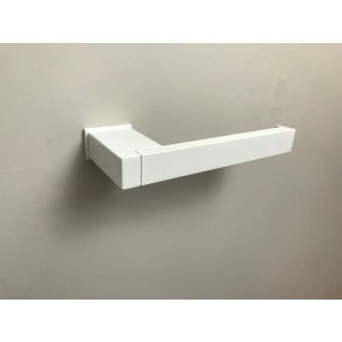 Toilet paper holder Cube wit