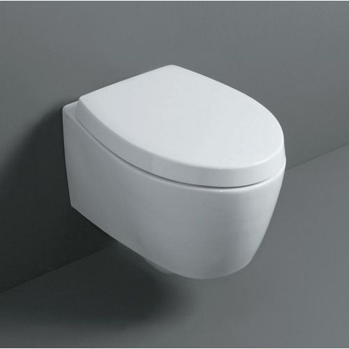 wall-hung toilet + soft closing toilet seating Simas Spazio